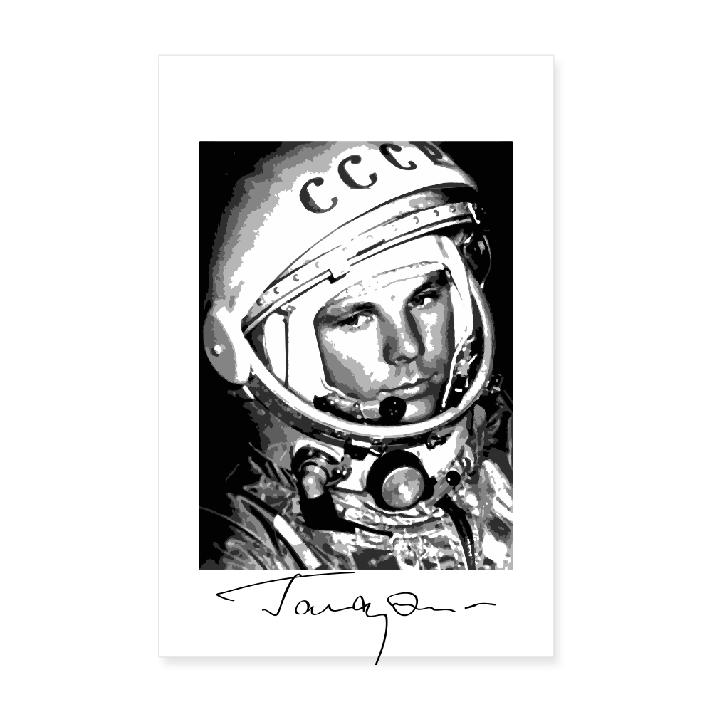 Poster Yuri GAGARIN 20 x 30 cm SPOD