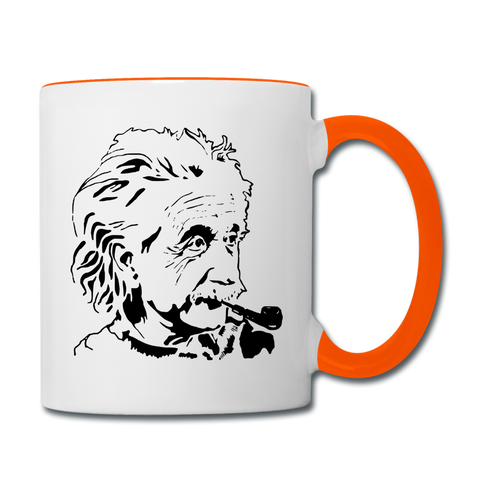 Mug Albert EINSTEIN - blanc/orange