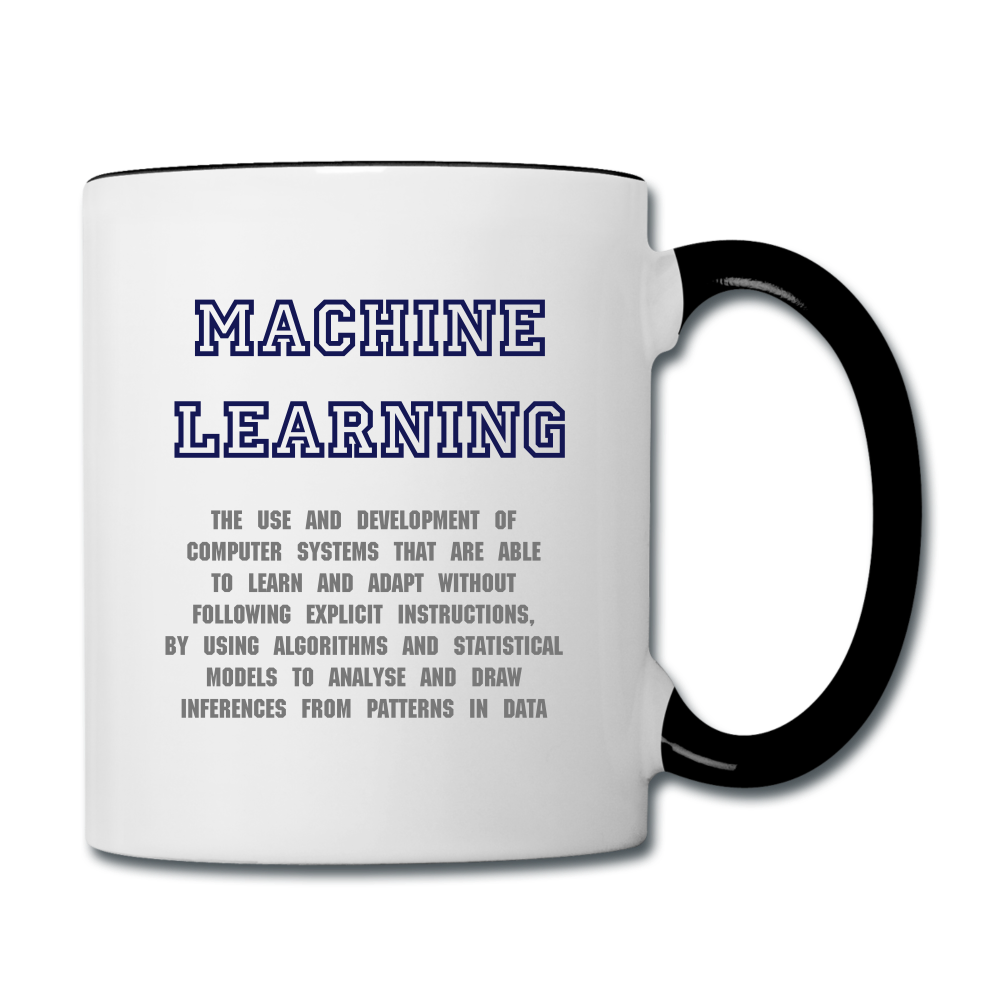 MUG MACHINE LEARNING VS DEEP LEARNING - blanc/noir