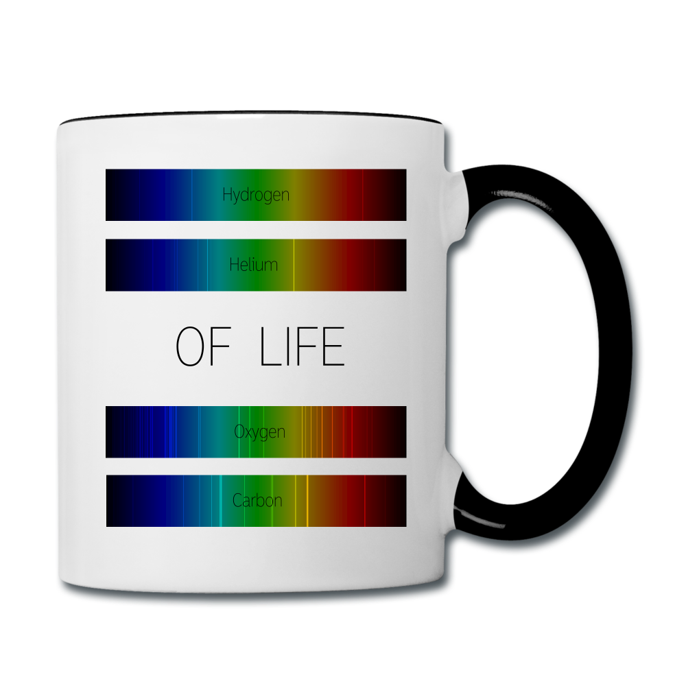 MUG SPECTRUM OF LIFE - blanc/noir