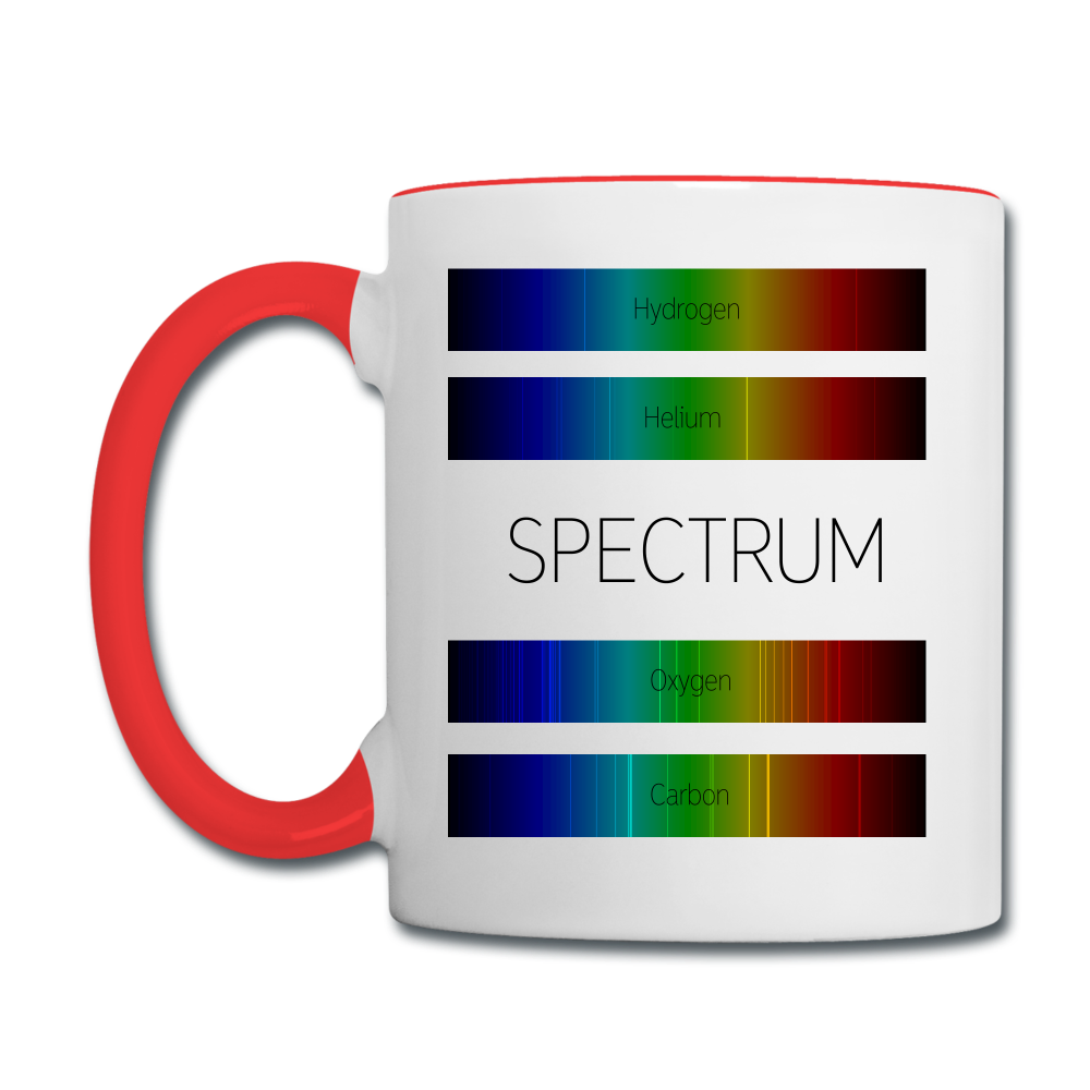 MUG SPECTRUM OF LIFE - blanc/rouge